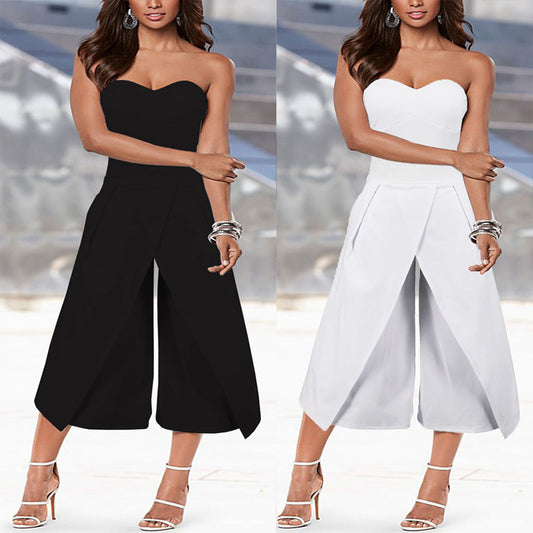 Ladies tube top jumpsuit