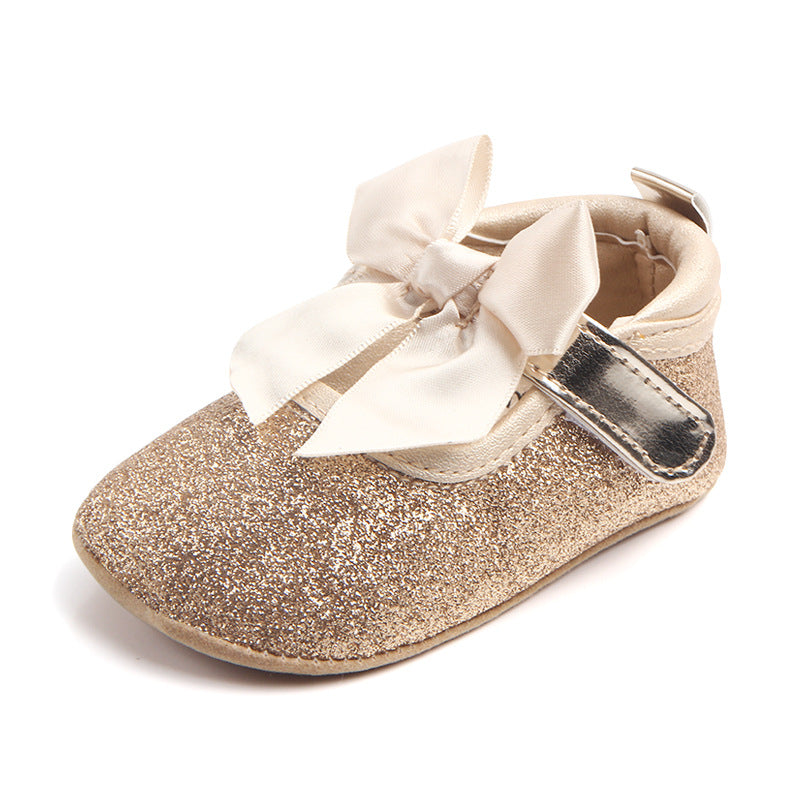 Foreign trade, baby princess shoes, baby shoes, soft soles, single shoes, 0-1 years old, spring and autumn 0806