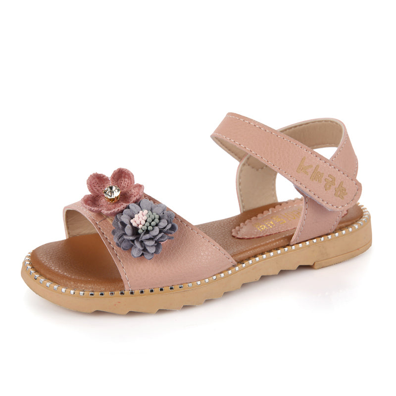 Children's Flat Sandals Buckle Princess Shoes