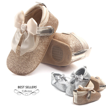 Foreign trade, baby princess shoes, baby shoes, soft soles, single shoes, 0-1 years old, spring and autumn 0806