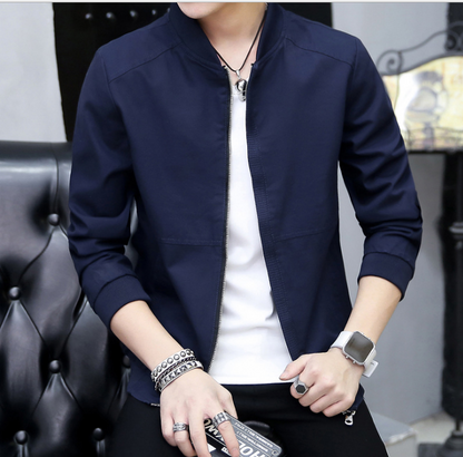 Men's Baseball Collar Cotton Jacket