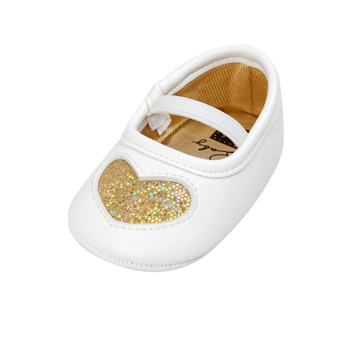 Four hearts baby princess shoes baby shoes baby shoes 3843