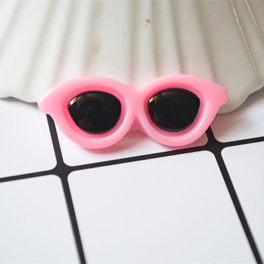 DIY round glasses resin accessories