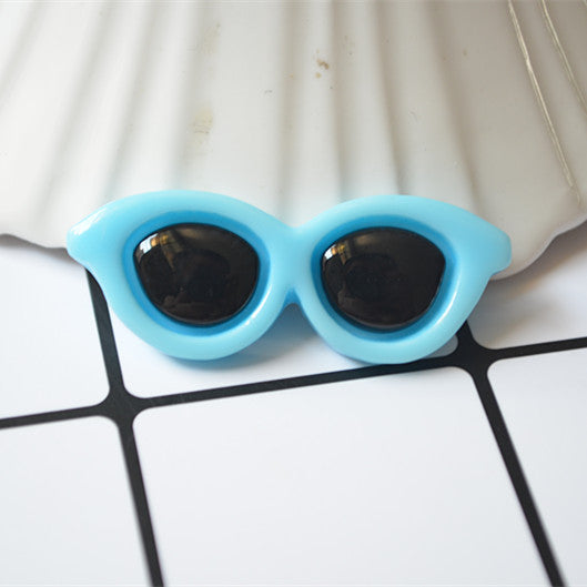 DIY round glasses resin accessories