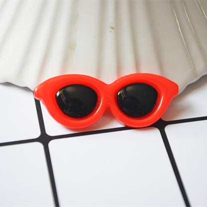 DIY round glasses resin accessories