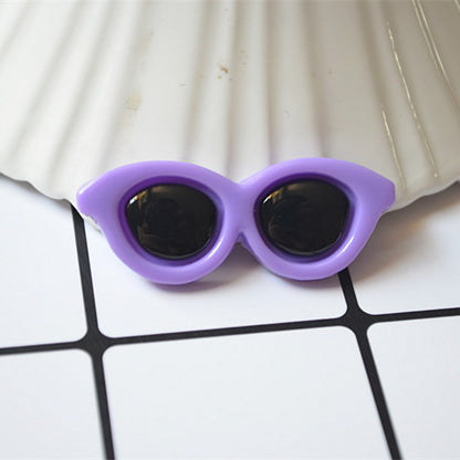 DIY round glasses resin accessories