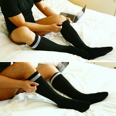 Men's high top football socks