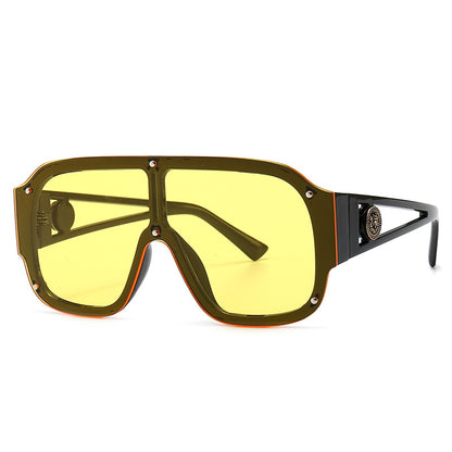 One Piece Lens One Piece Retro Sunglasses