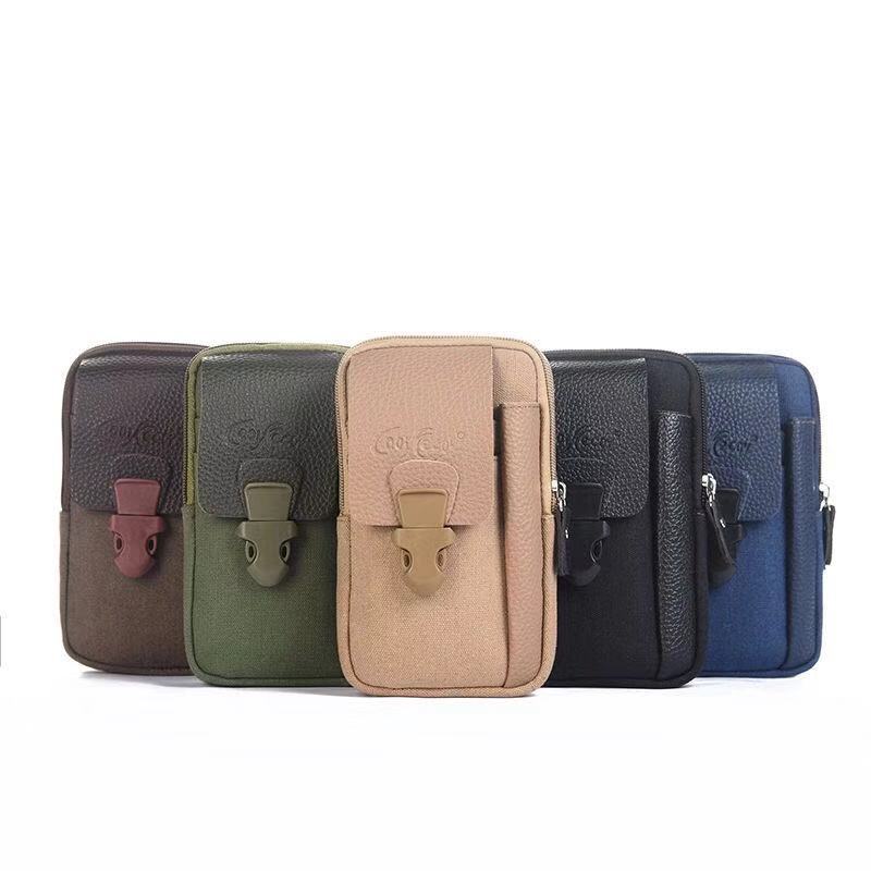 Outdoor Sports Men's Waist Bag Wear Canvas Belt