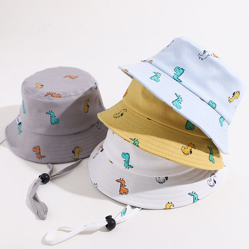 Children's Fisherman Hat Letter Double Basin Hat Hat Sun Protection Hat