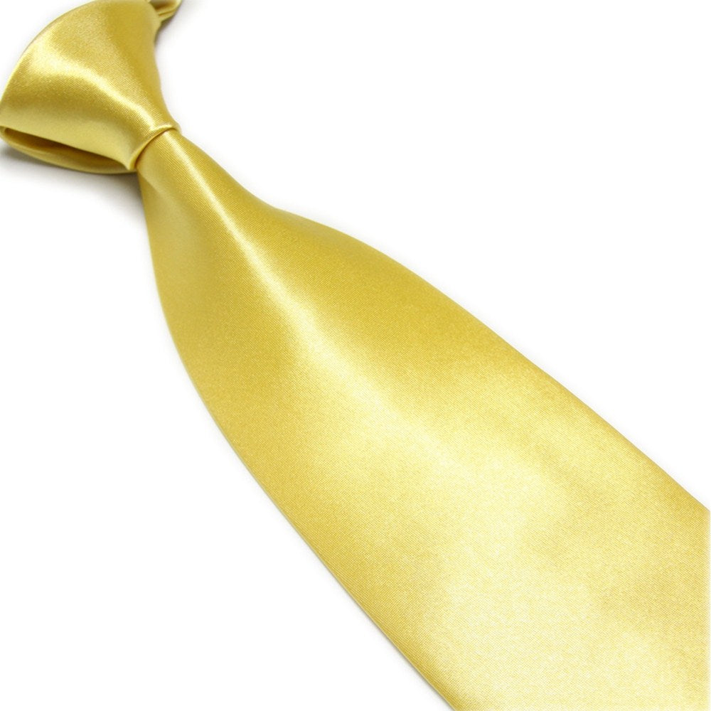 Men's Imitation Silk Solid Color Wide Tie Knot Wedding Banquet Bright