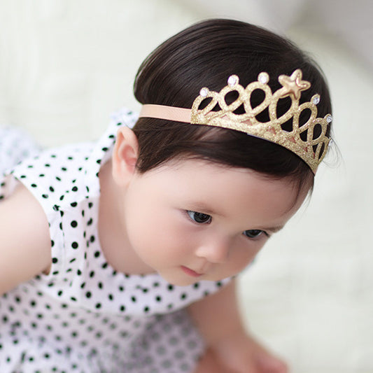 Children's birthday crown headband