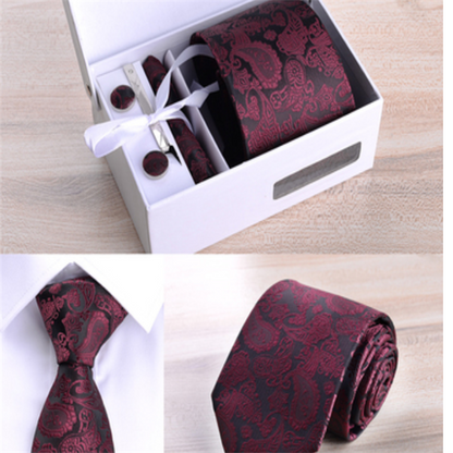 8cm Striped Tie Gift Box