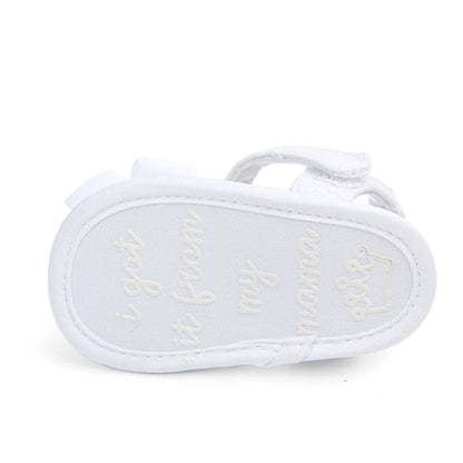 Bow baby shoes