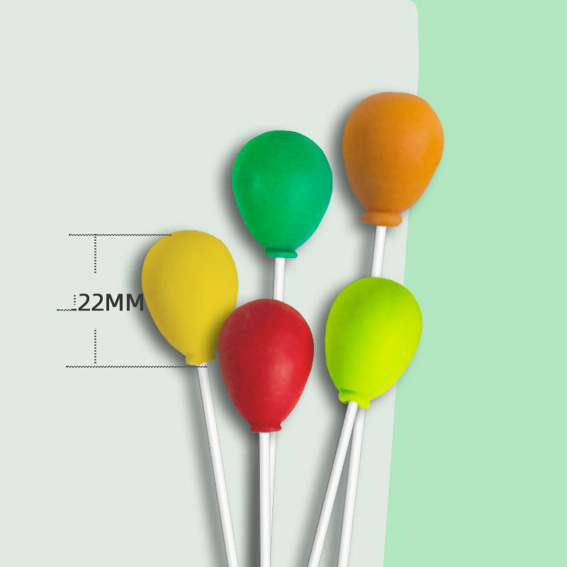 Soft clay colored balloon series plug-in