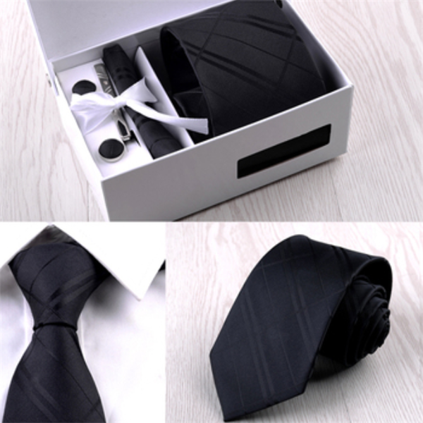 8cm Striped Tie Gift Box