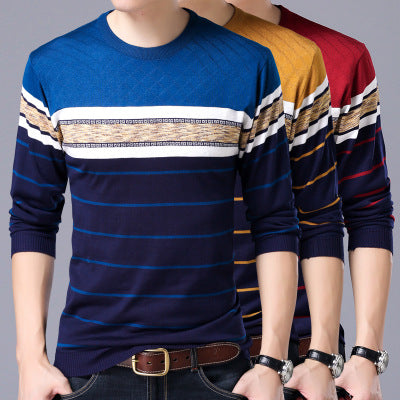 Men's fashion round neck sweater