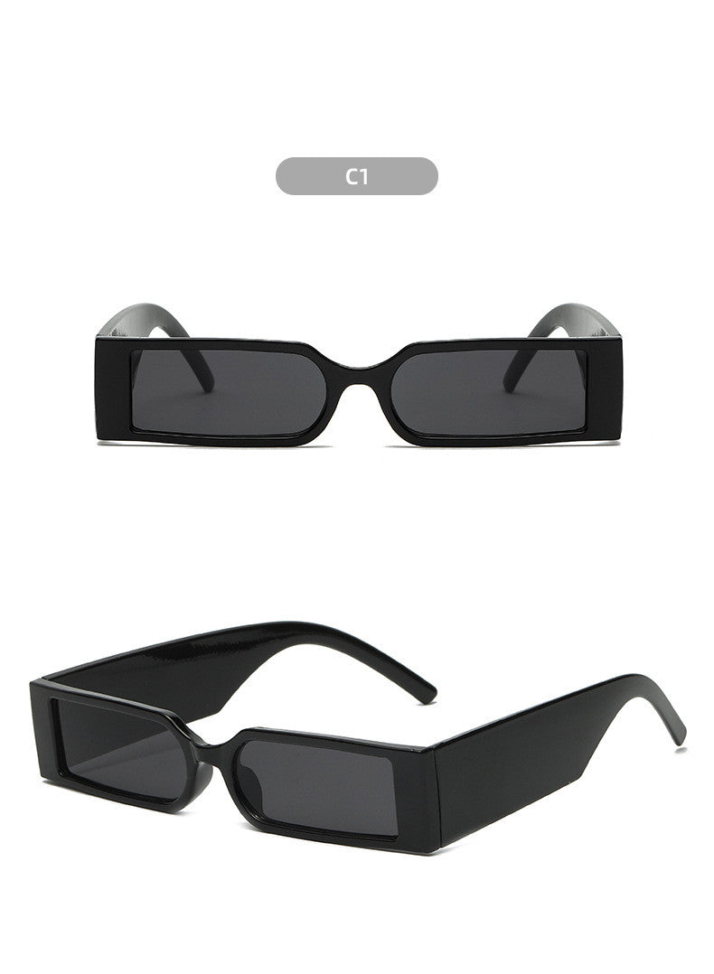 New Small Box Wide Leg Punk Sunglasses