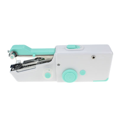 Portable Mini Hand Sewing Machine Quick Handy Sew Needlework Cordless Clothes Fabrics Household Electric Sewing Machine