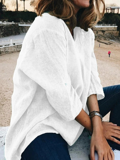 Super comfortable linen linen top