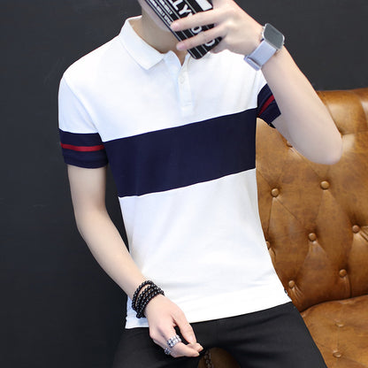 Short sleeve shirt collar polo shirt