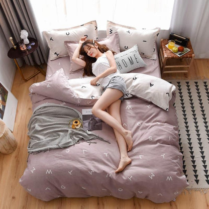 Four-piece bedding set