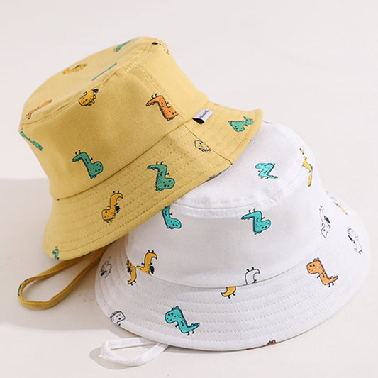 Children's Fisherman Hat Letter Double Basin Hat Hat Sun Protection Hat