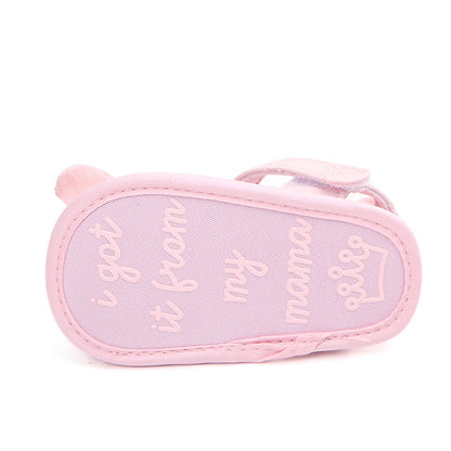 Bow baby shoes