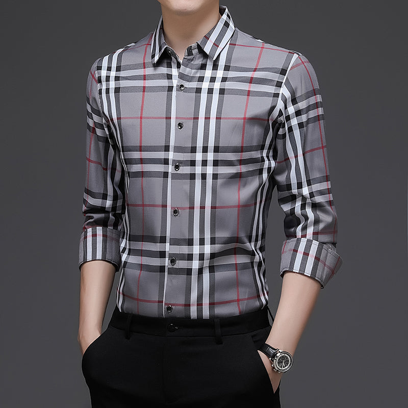 Mens loose retro classic shirt