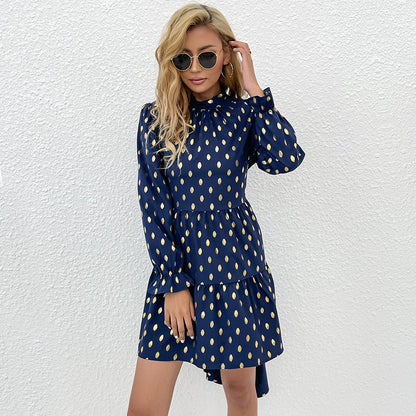 European And American Women's Polka Dot Dress