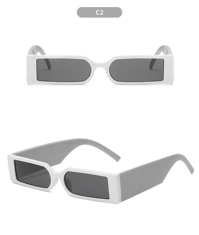 New Small Box Wide Leg Punk Sunglasses