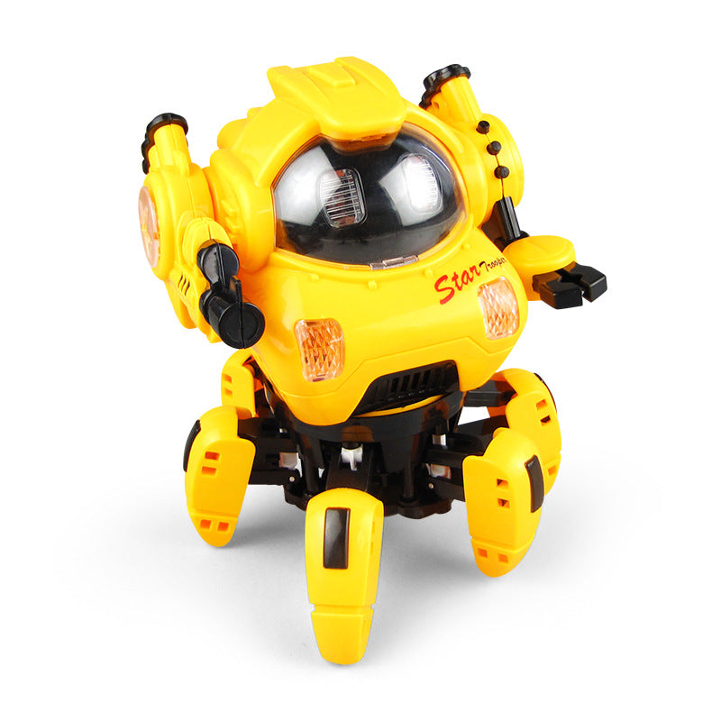 Electric Can Sing And Dance Hexapod Robot Light Music Toys For Boys And Girls