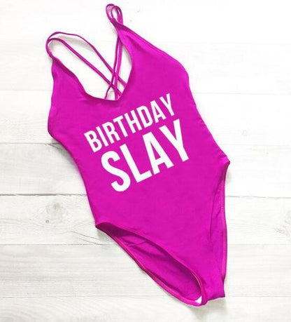 Birthday Slay Swimsuit