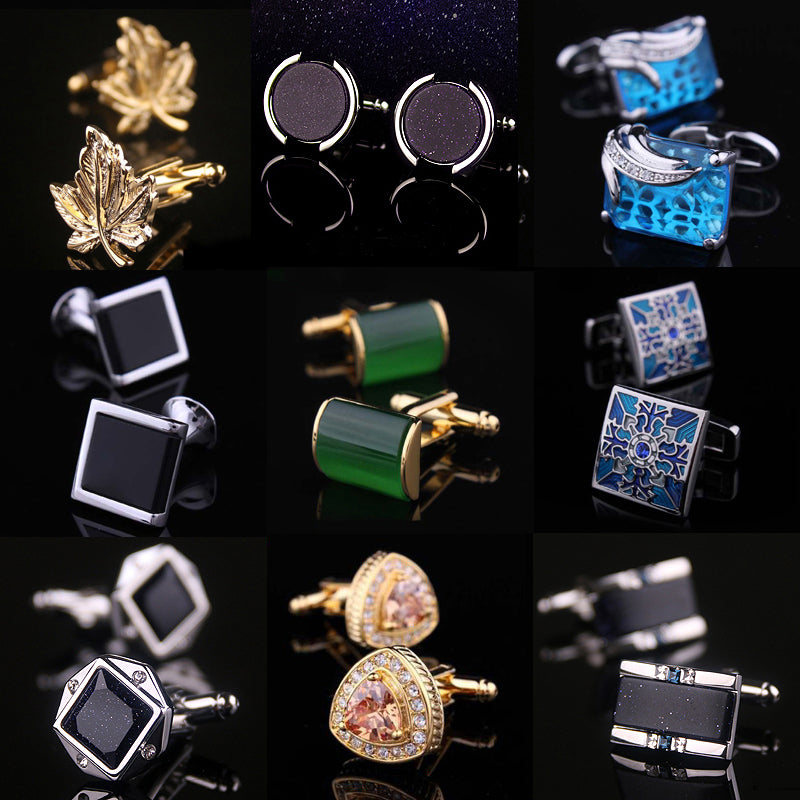 French cuff links for men