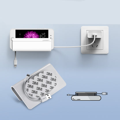 Mobile phone charging wall bracket