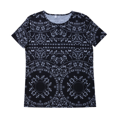 Printed sweat-absorbent men's T-shirt