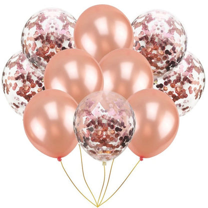 Birthday confetti balloons