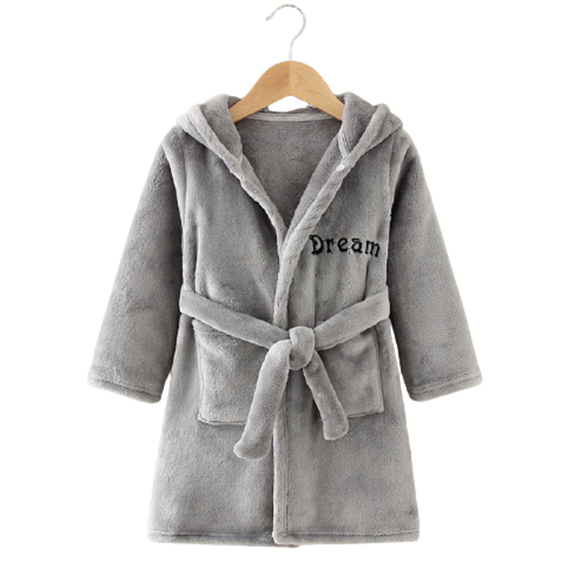 Clothing Children's Bathrobe Robe Thick Flannel