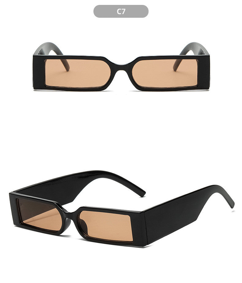 New Small Box Wide Leg Punk Sunglasses