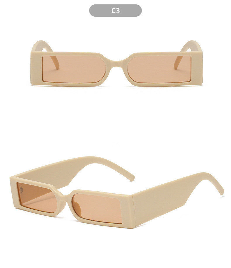 New Small Box Wide Leg Punk Sunglasses