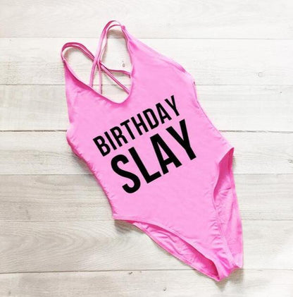 Birthday Slay Swimsuit