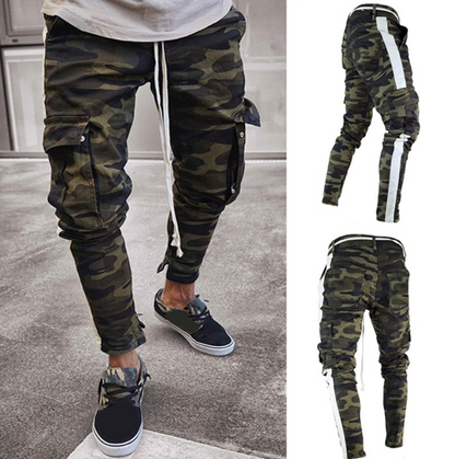 Men's jeans trend camouflage pants