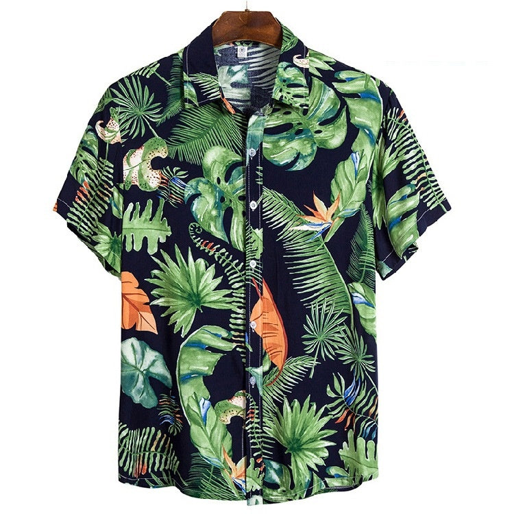 Short-Sleeve Hawaiian-Tops