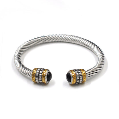 Stainless steel wire rope bracelet cable wire bracelet