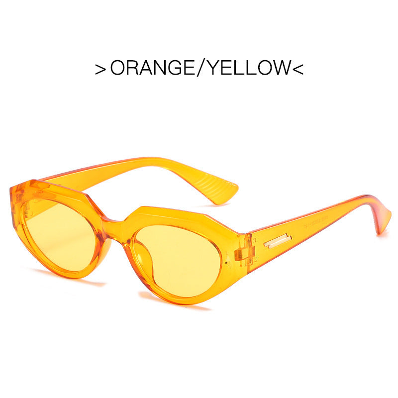 Sunglasses Female Jelly Color Outdoor Beach Glasses