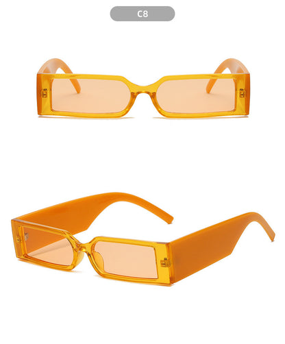 New Small Box Wide Leg Punk Sunglasses