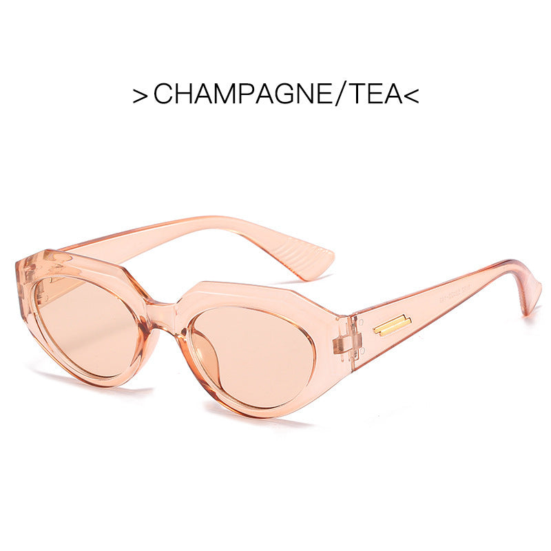 Sunglasses Female Jelly Color Outdoor Beach Glasses