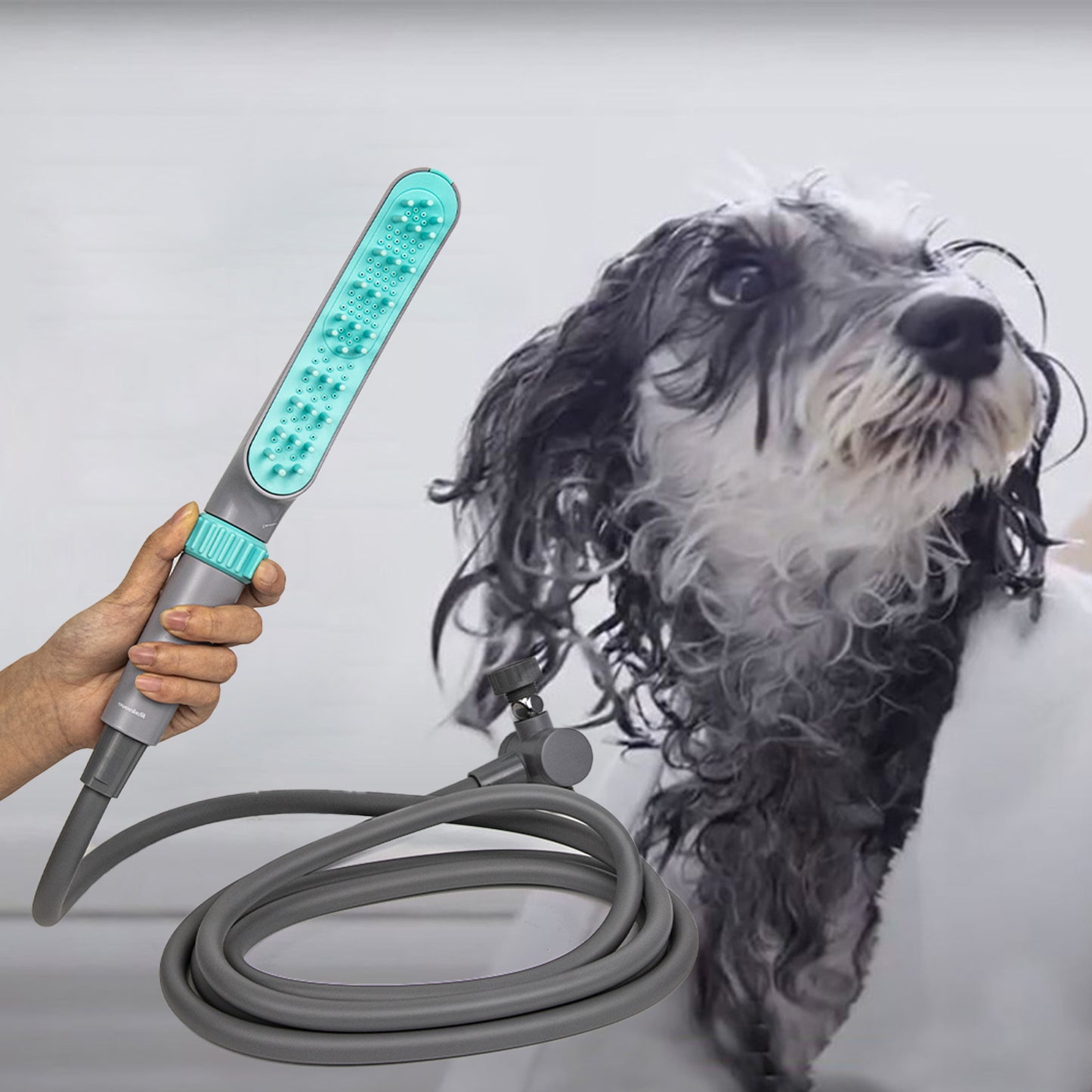 Pet Dog Cat Bath Brush Pet SPA Massage Comb Soft Silicone Pet Shower Hair Grooming Cmob Dog Cleaning Tool Pet Supplies