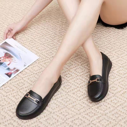 Professional Baotou Ladies Single Shoes Fashion Low-top Flat-heel Breathable Casual