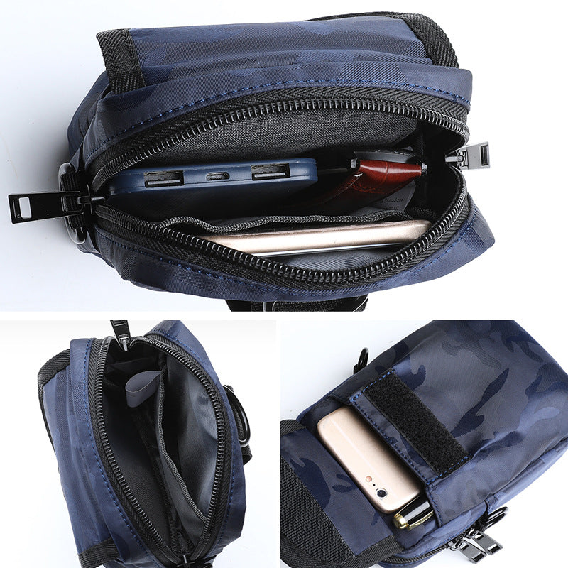 Mens Sports One Shoulder Mini Crossbody Bag